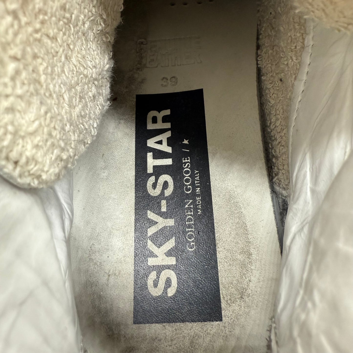Golden Goose Sky-Star - Blanc Noir