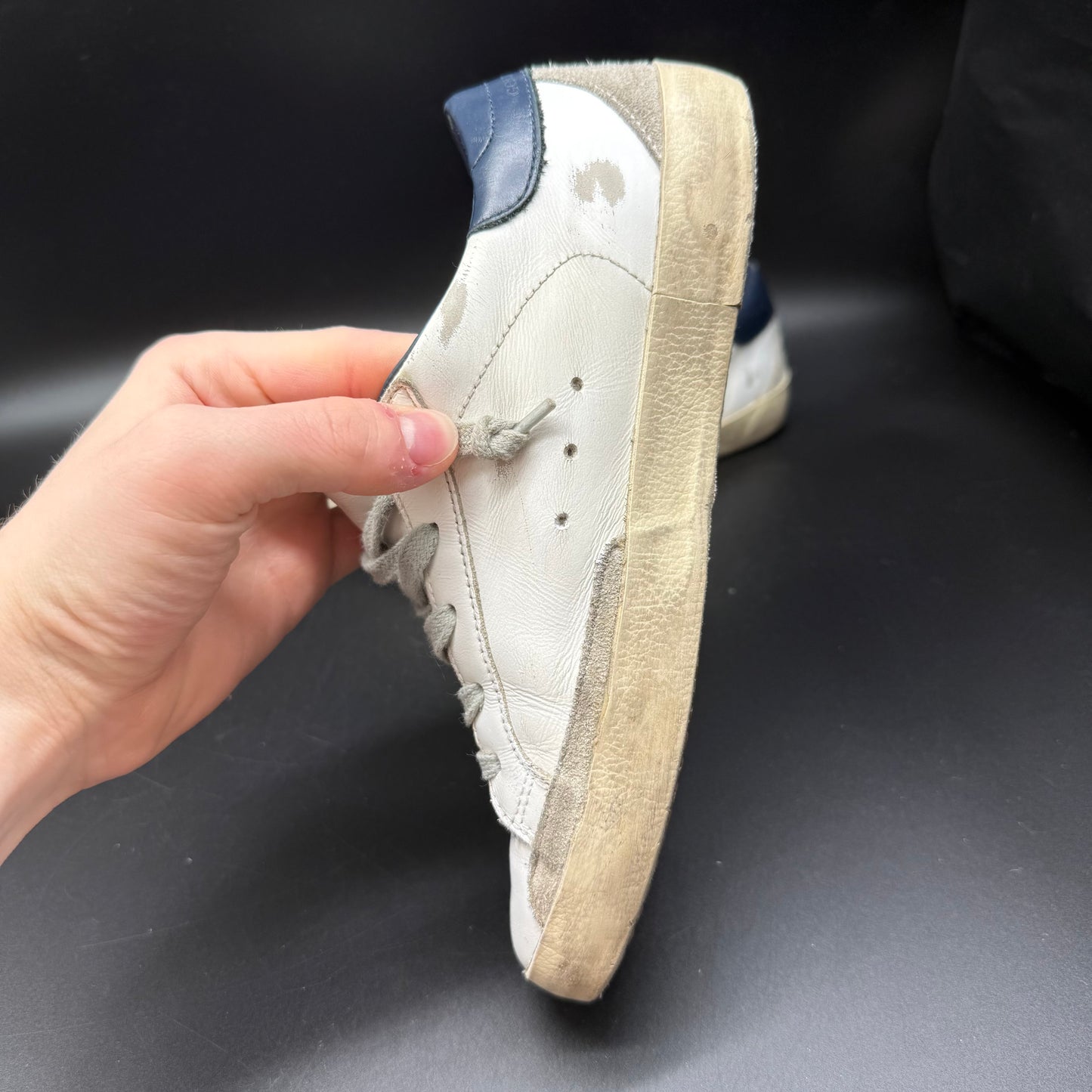 Golden Goose Superstar - Bleu Marine Blanc