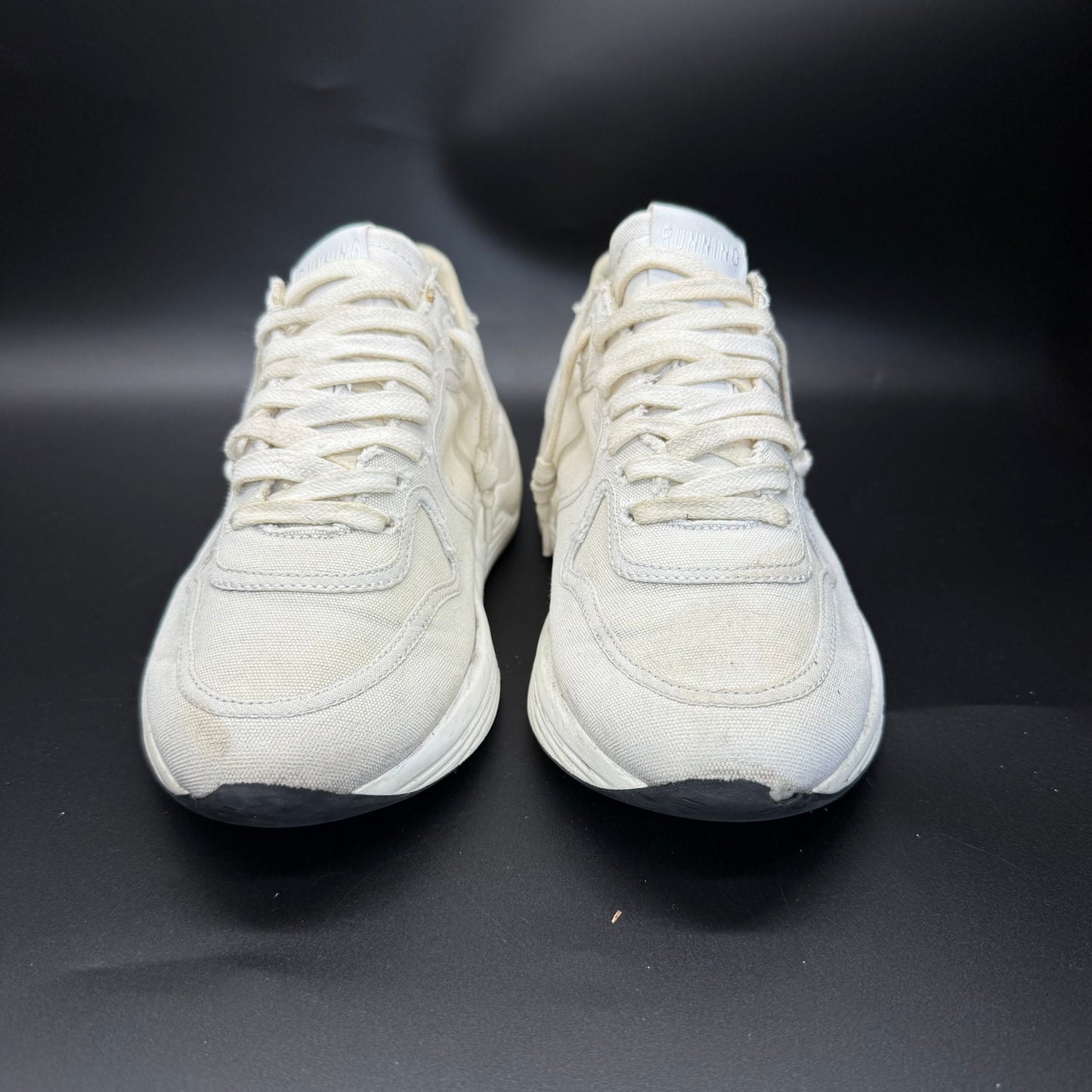Golden Goose Running - Blanc/Canva ◾️