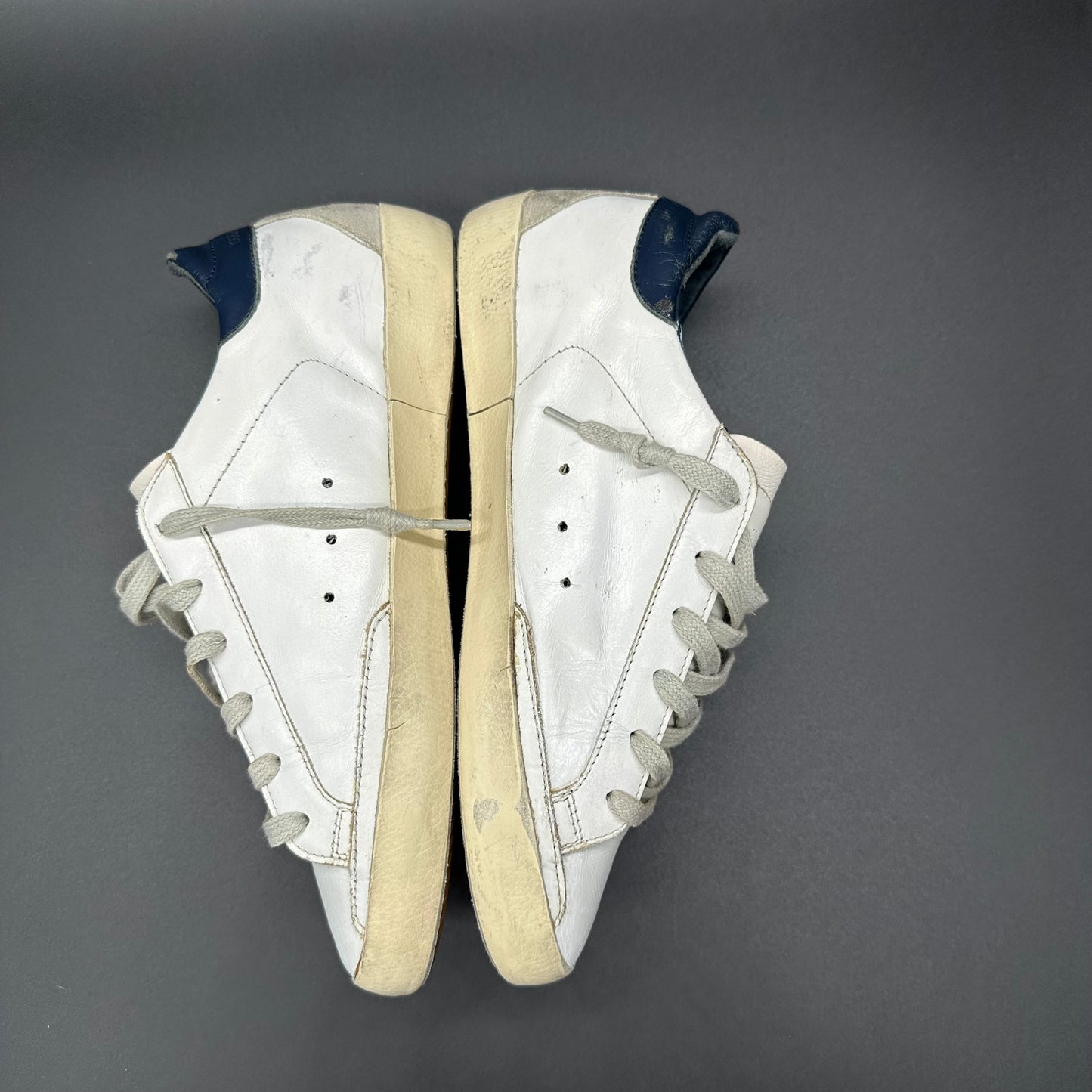 Golden Goose Superstar - Bleu Marine Blanc ▪️