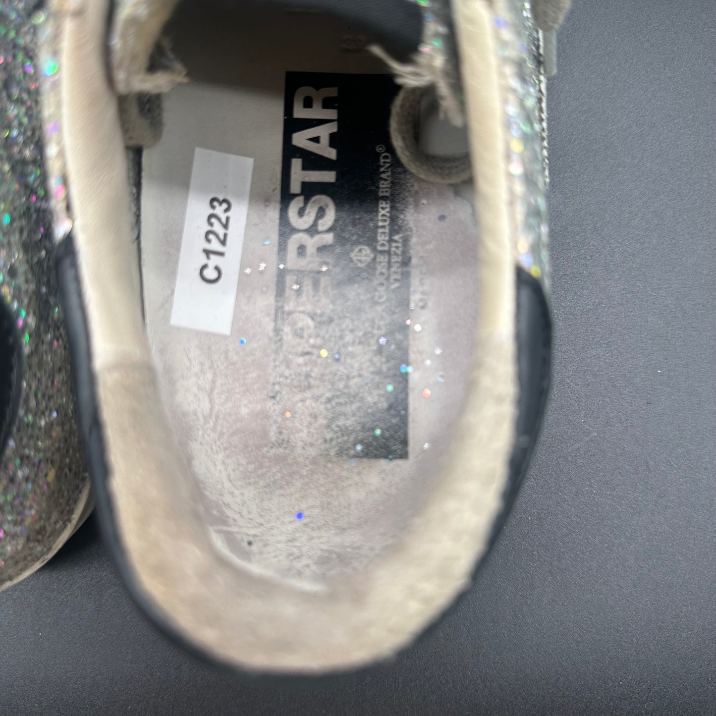 Golden Goose Superstar - Noir Paillettes C1223