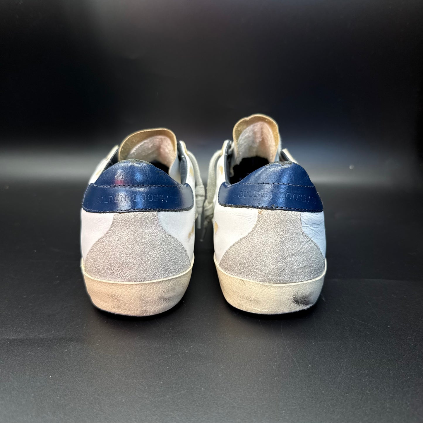 Golden Goose Superstar - Blanc/Bleu marine ◾️