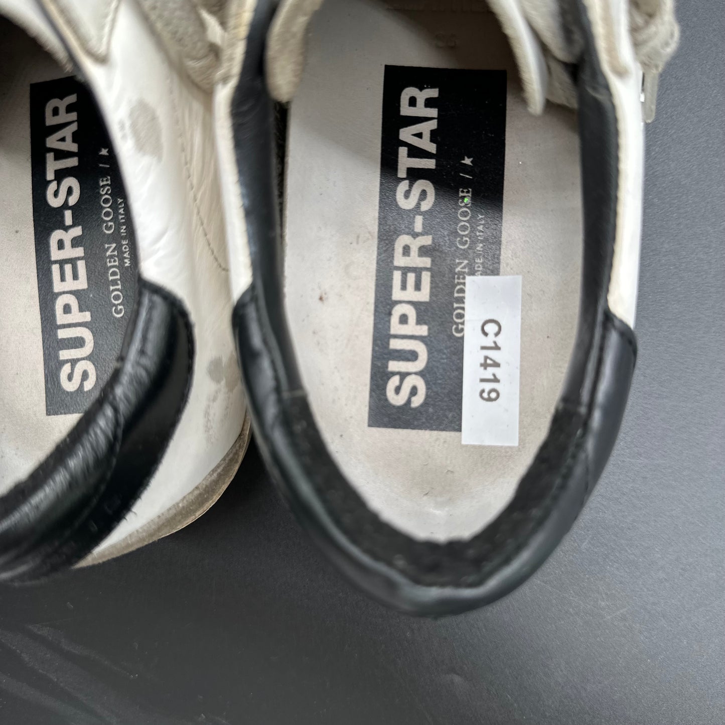 Golden Goose Superstar - Blanc Beige Noir C1419