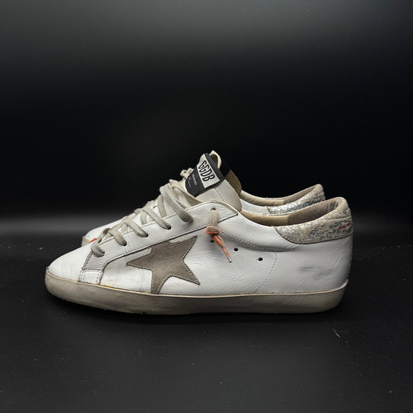 Golden Goose Superstar - Blanc/ Orange