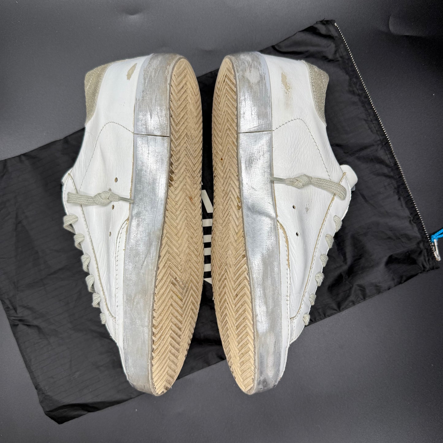Golden Goose Superstar - Blanc/Argent ◼️