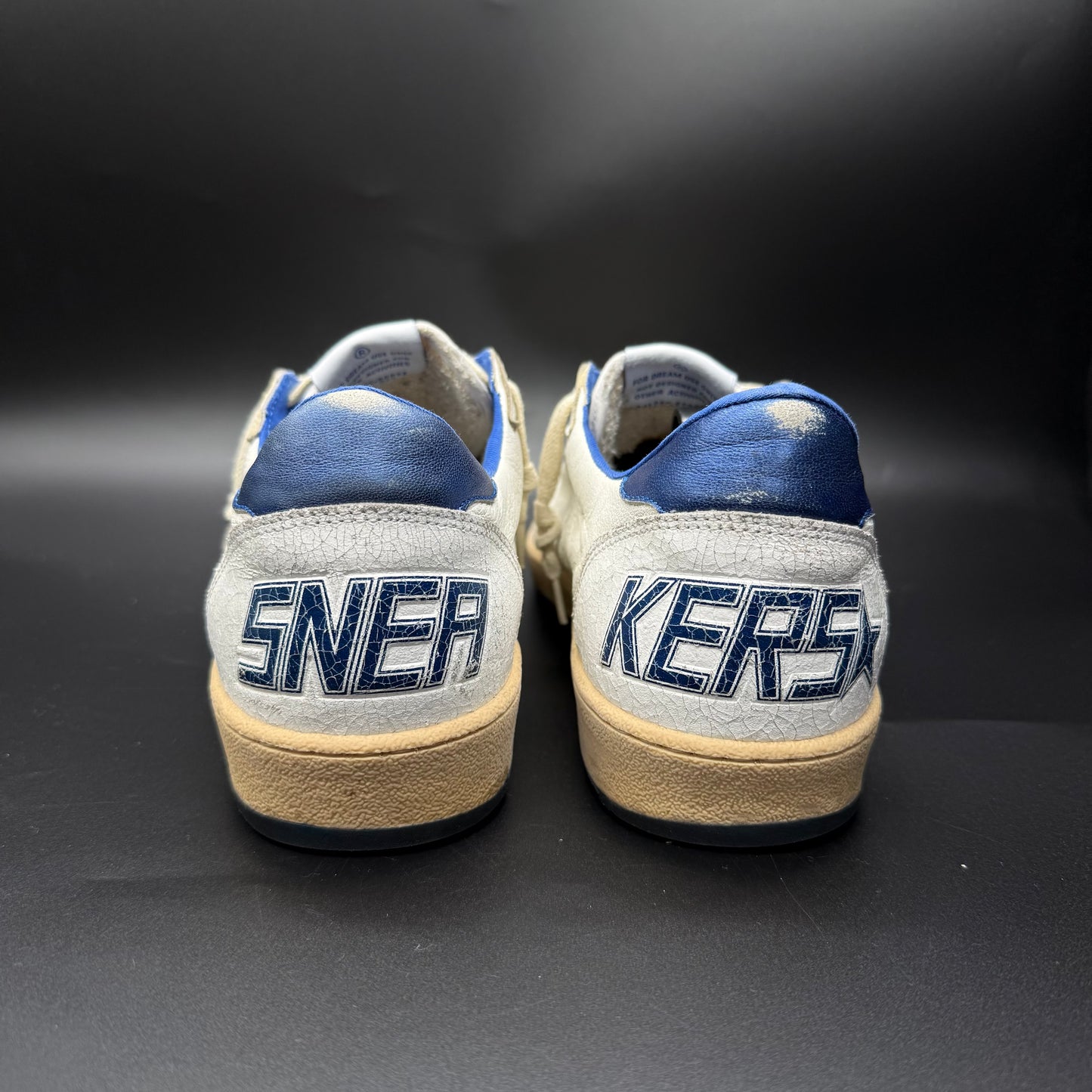 Golden Goose Ballstar - Blanc/Bleu ◼️