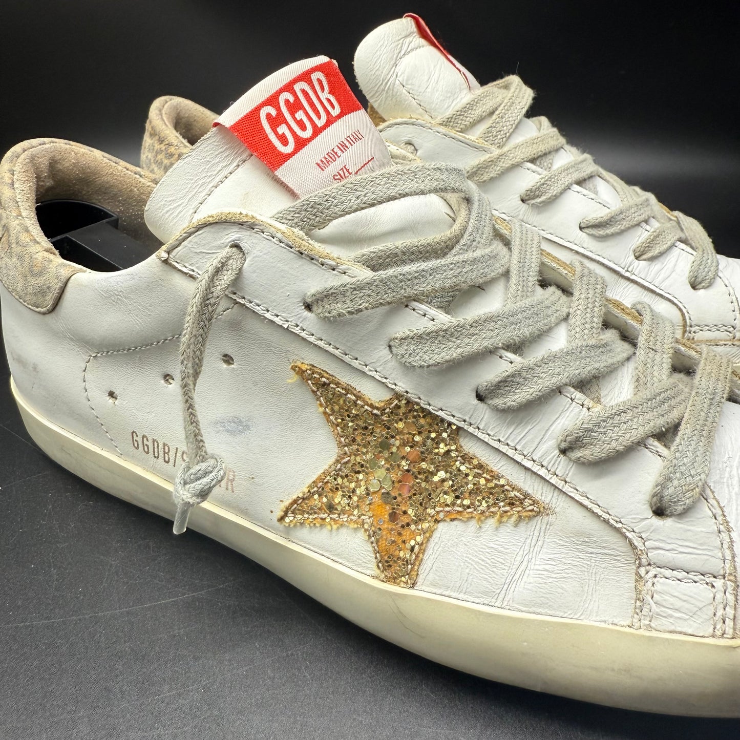 Golden Goose Superstar - Paillette Or Leopard