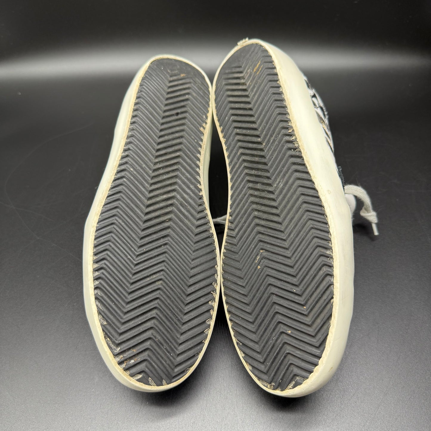 Golden Goose Superstar - ZĂšbre Paillette Noir