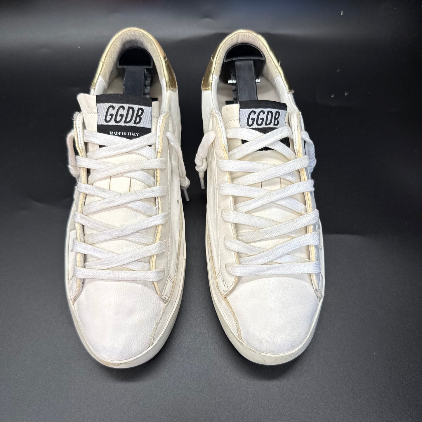 Golden Goose Superstar - Blanc/Gris/Or ◾️
