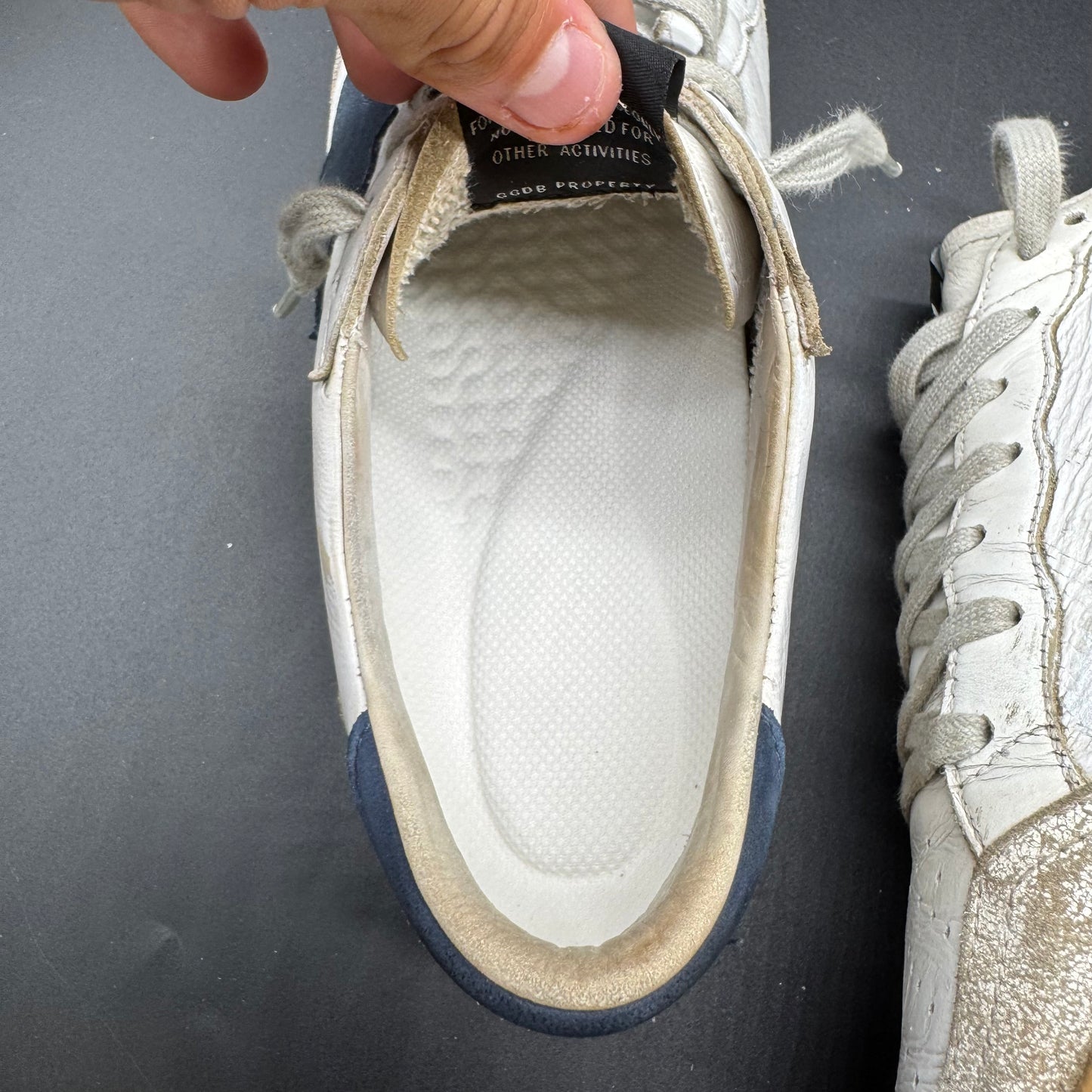 Golden Goose BallStar - Blanc/ Bleu ▫️