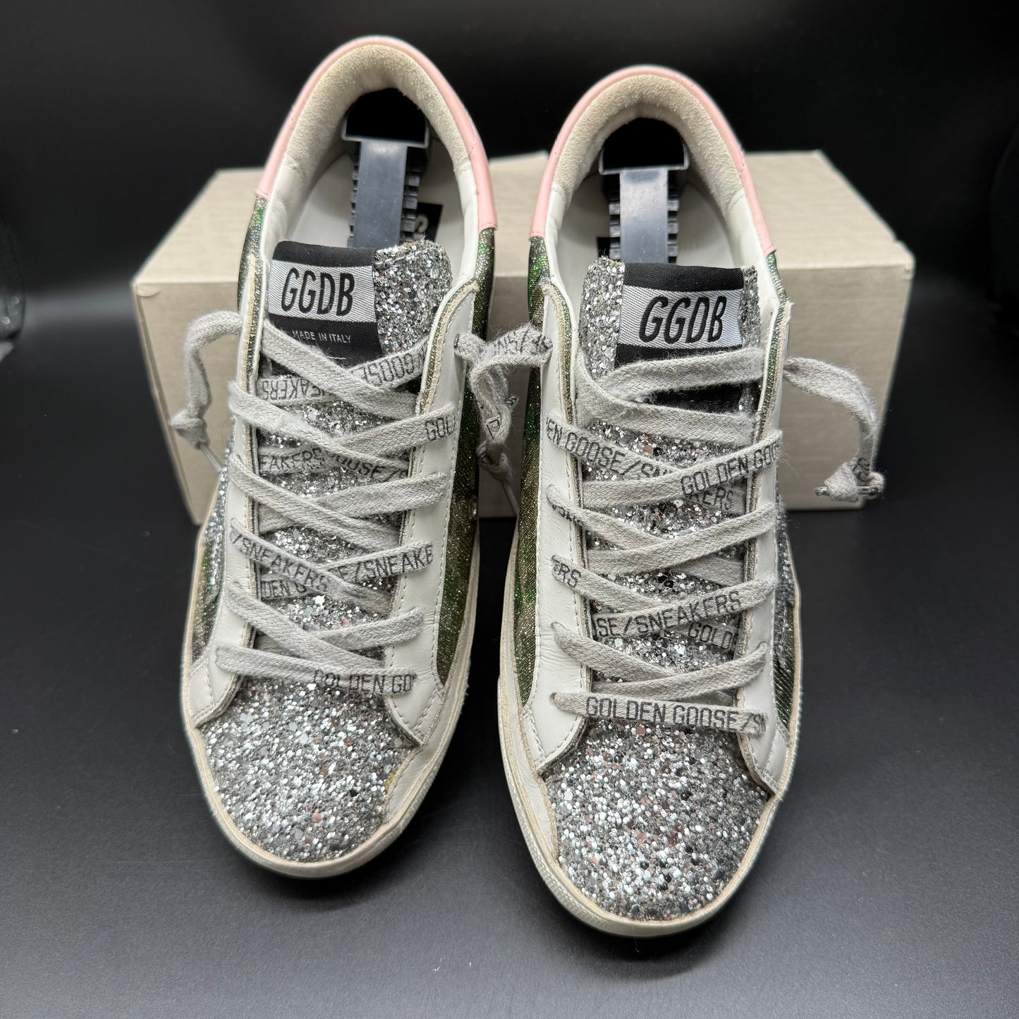 Golden Goose Superstar - Rose Paillette Kaki