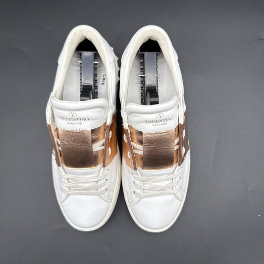 Valentino Open - Blanc Rose Métallique C885