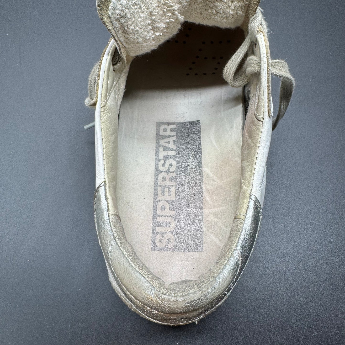 Golden Goose Superstar - Blanc/ Argent ▫️