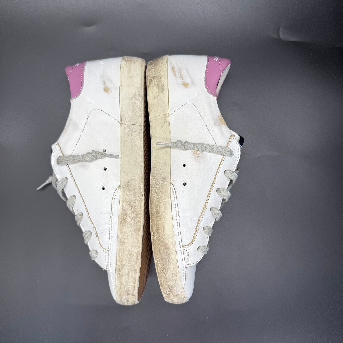 Golden Goose Superstar - Blanc/Rose ◾️