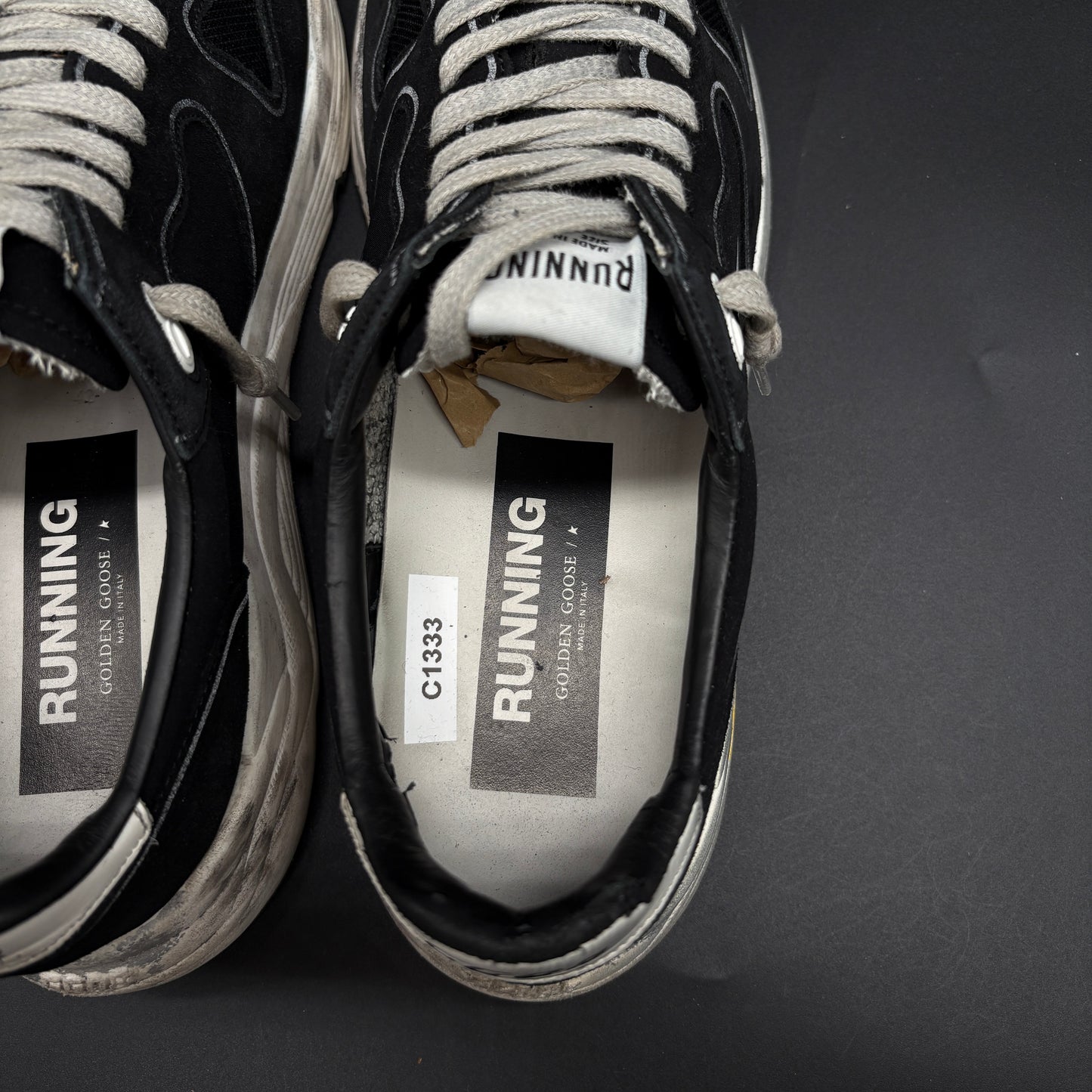 Golden Goose Running - Noir Gris C1333
