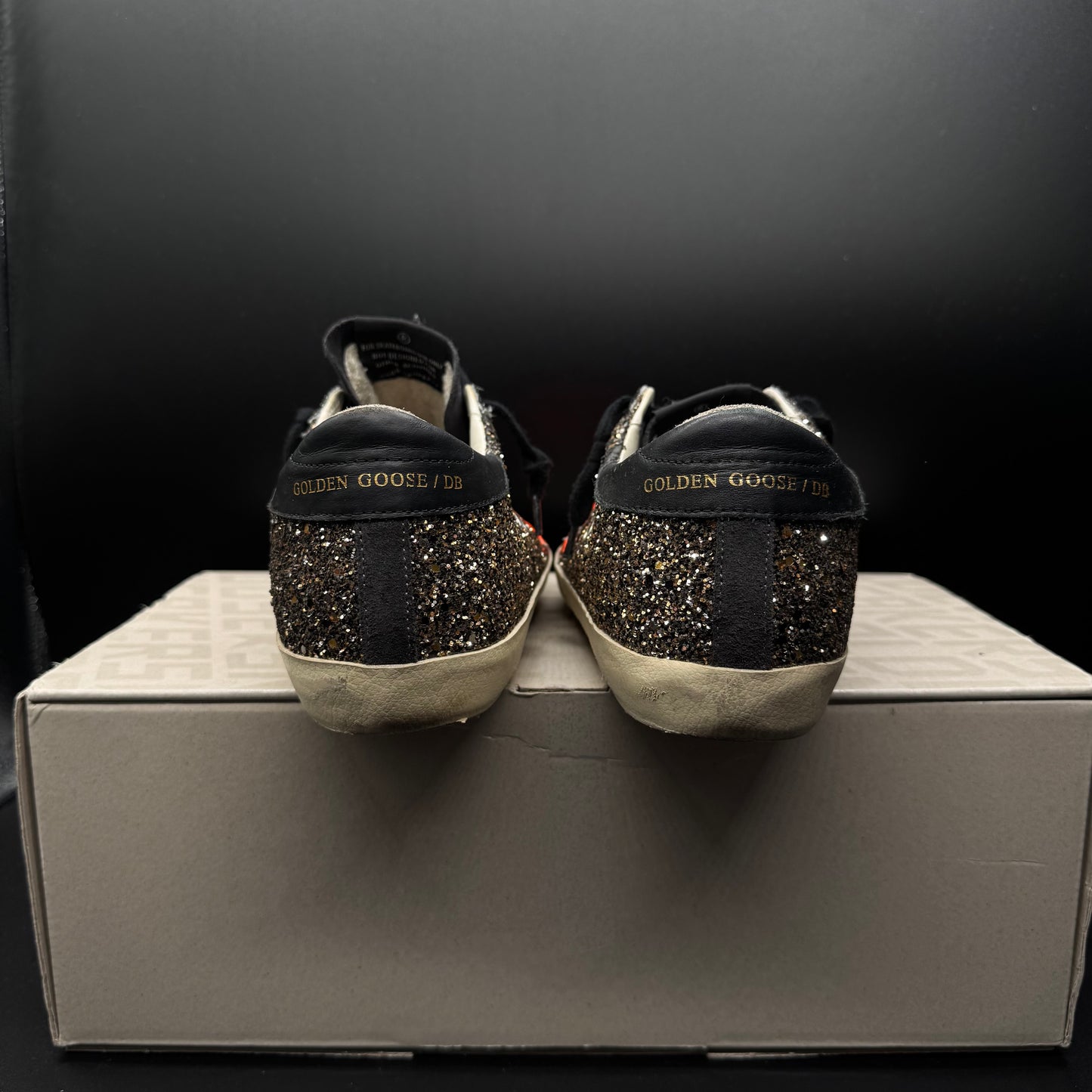Golden Goose Superstar - Paillettes/ Orange