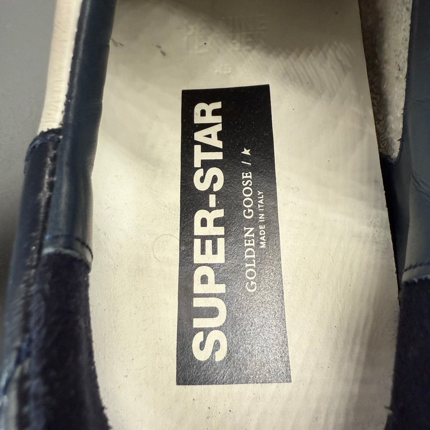 Golden Goose Superstar - Blanc Bleu Marine