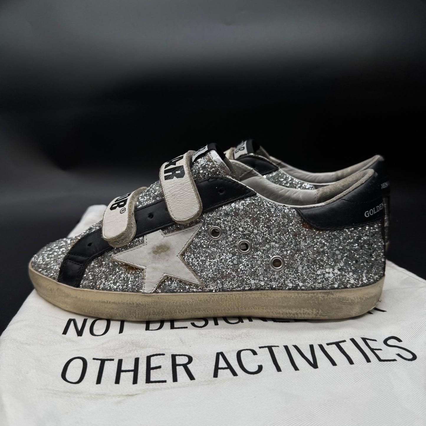 Golden Goose Old School - Argent/ Paillettes ▫️