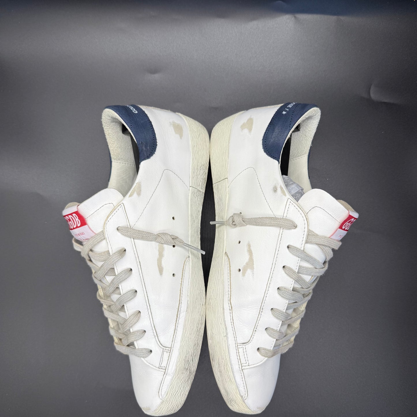 Golden Goose Superstar - Blanc/Bleu marine◼️