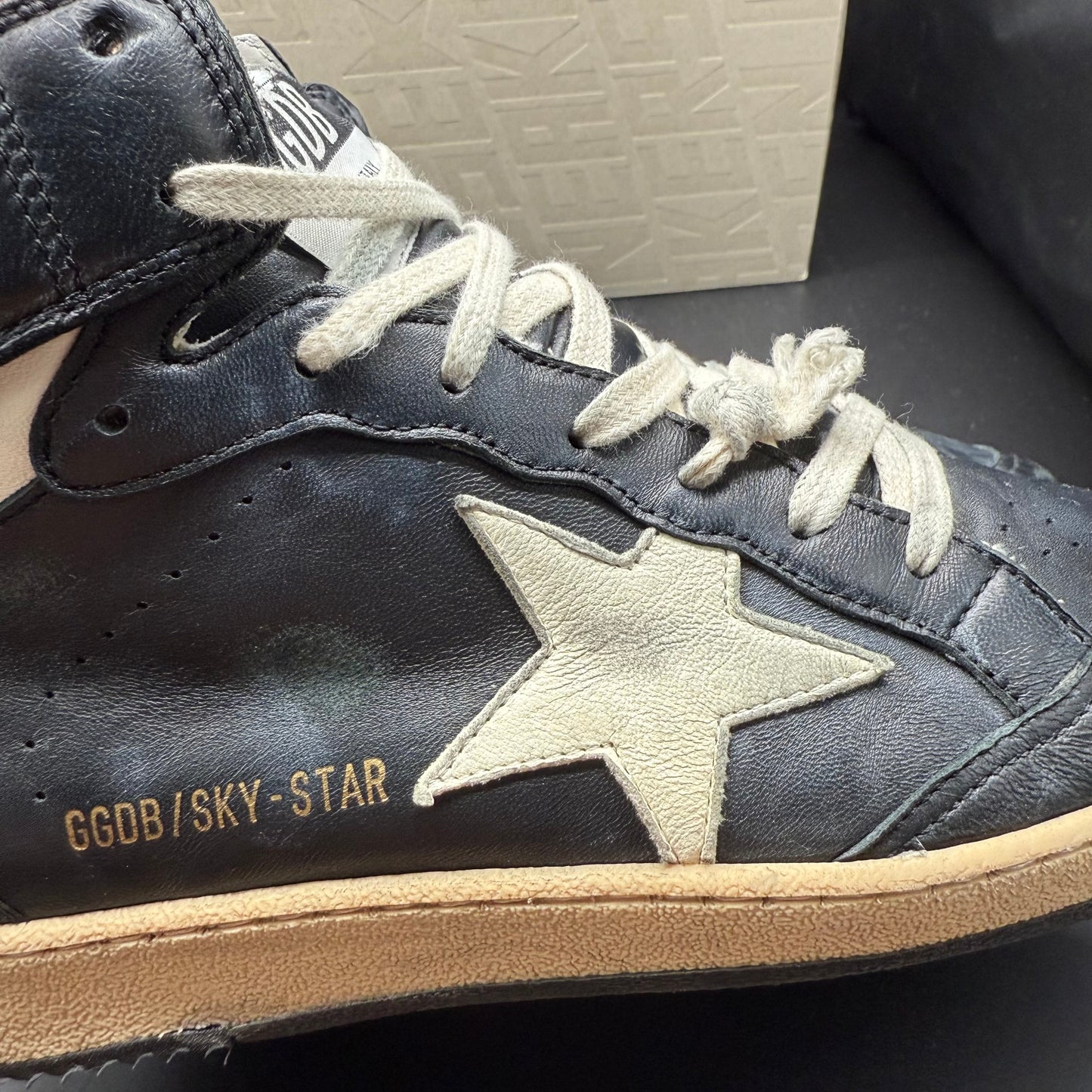 Golden Goose Sky-Star - Noir Blanc