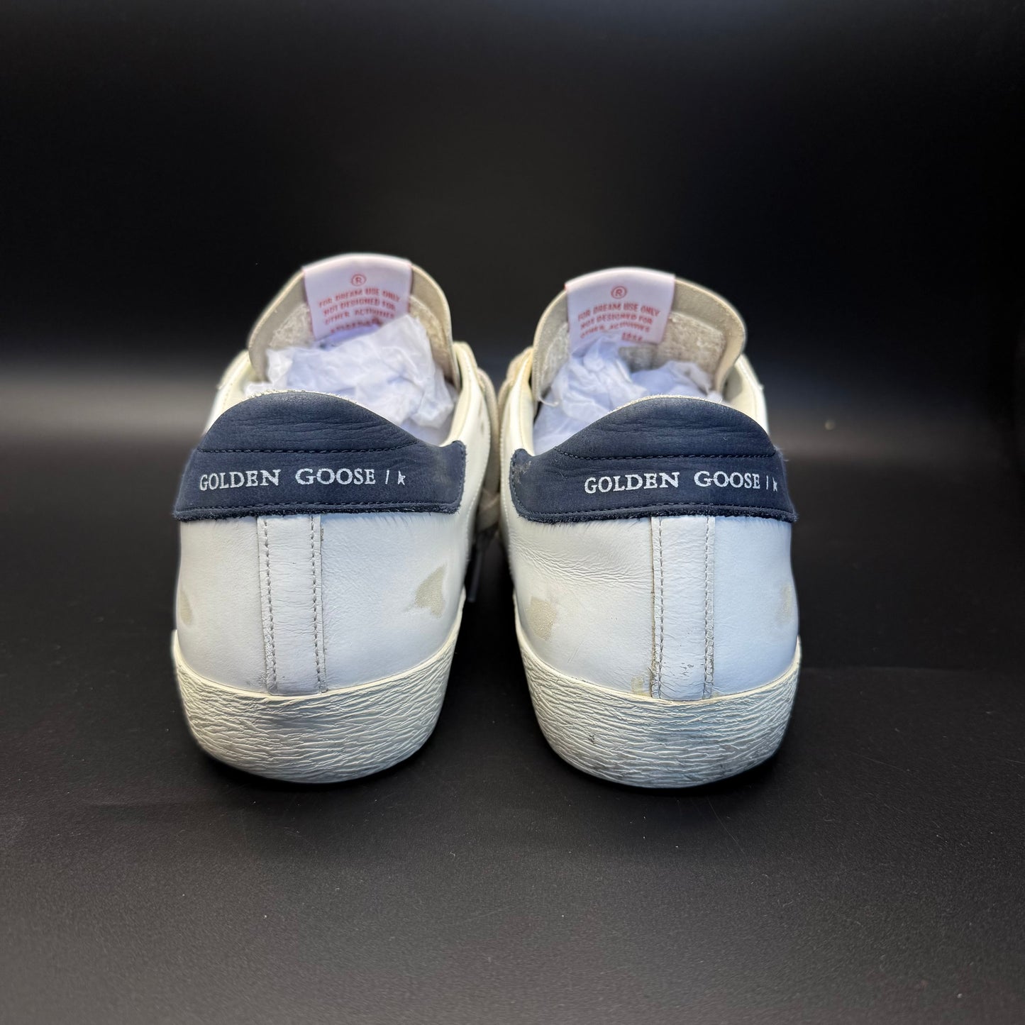Golden Goose Superstar - Blanc/Bleu marine◼️