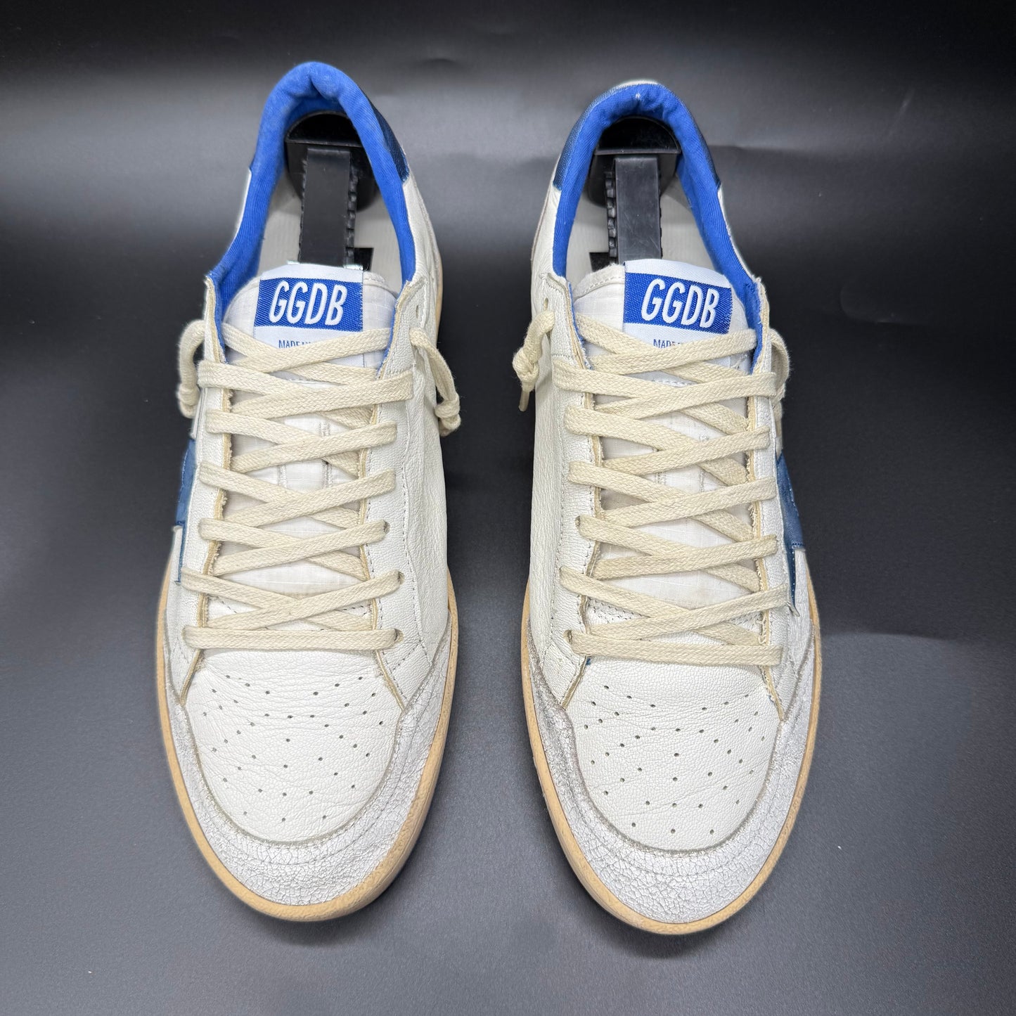 Golden Goose Ballstar - Blanc/Bleu ◼️