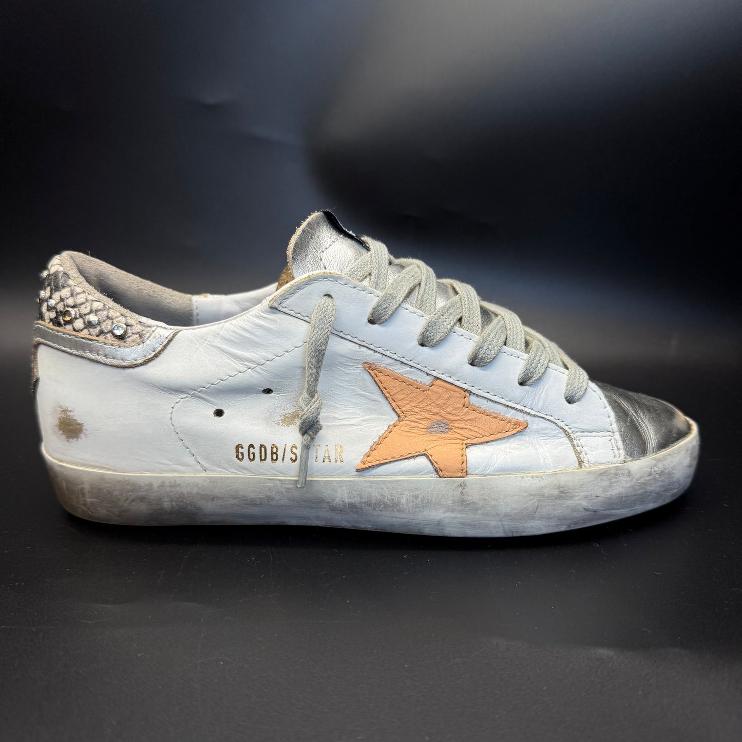 Golden Goose Superstar - Blanc/Pêche ◼️