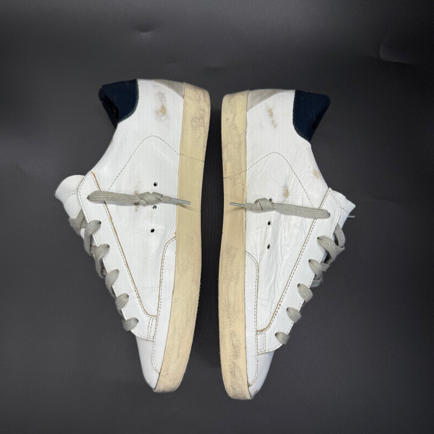 Golden Goose Superstar - Blanc/Bleu marine ◼️