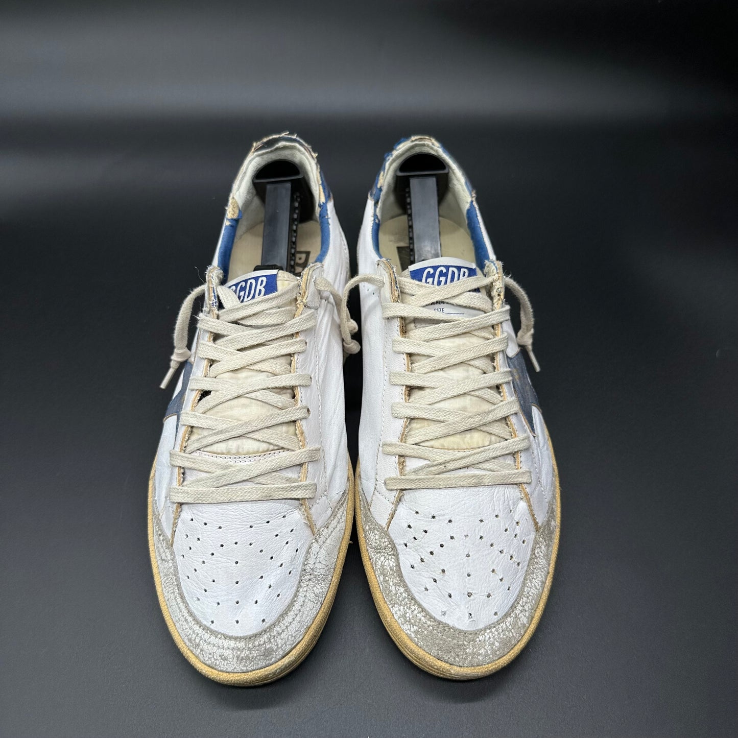 Golden Goose BallStar - Blanc/ Bleu ▪️