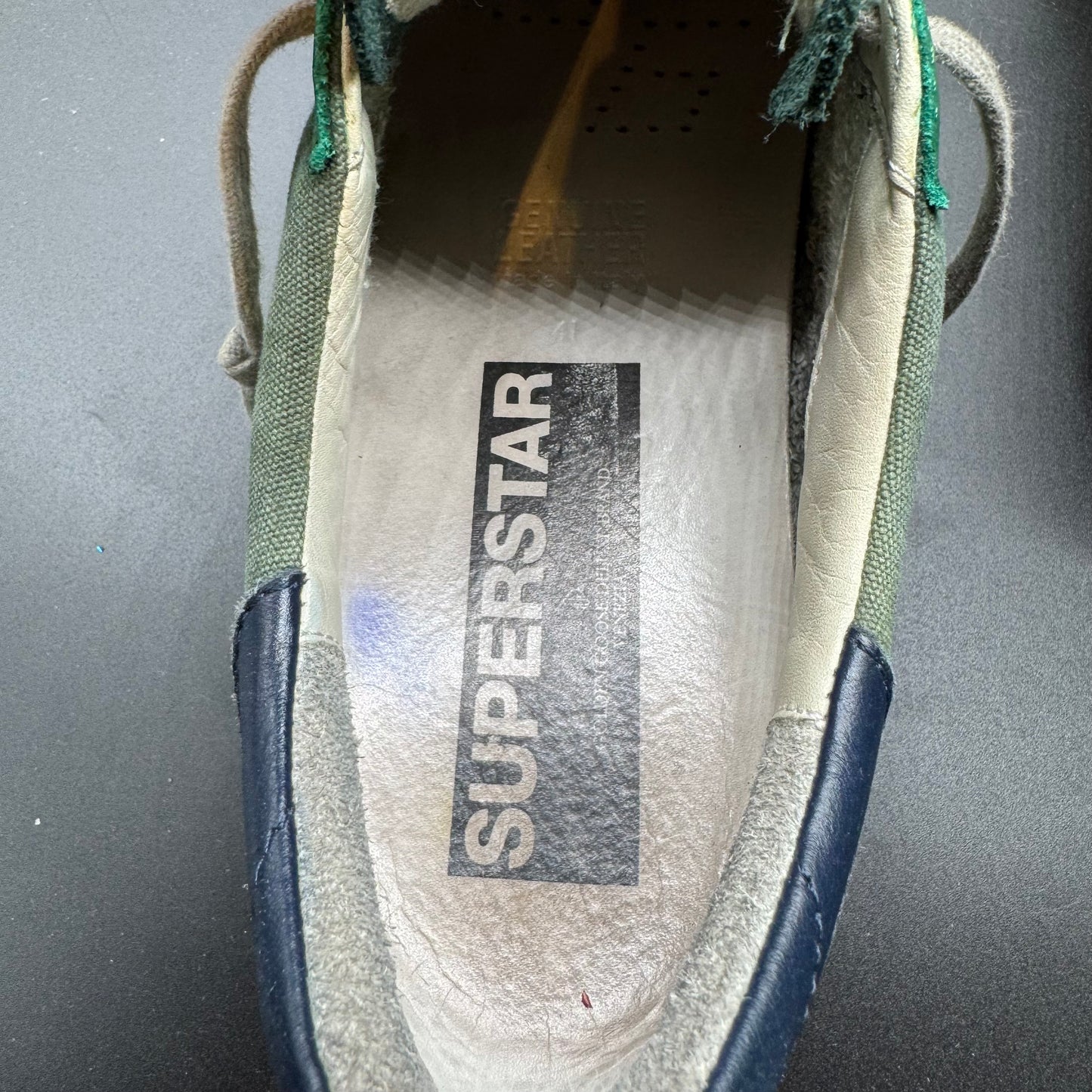 Golden Goose Superstar - vert/ bleue ▫️