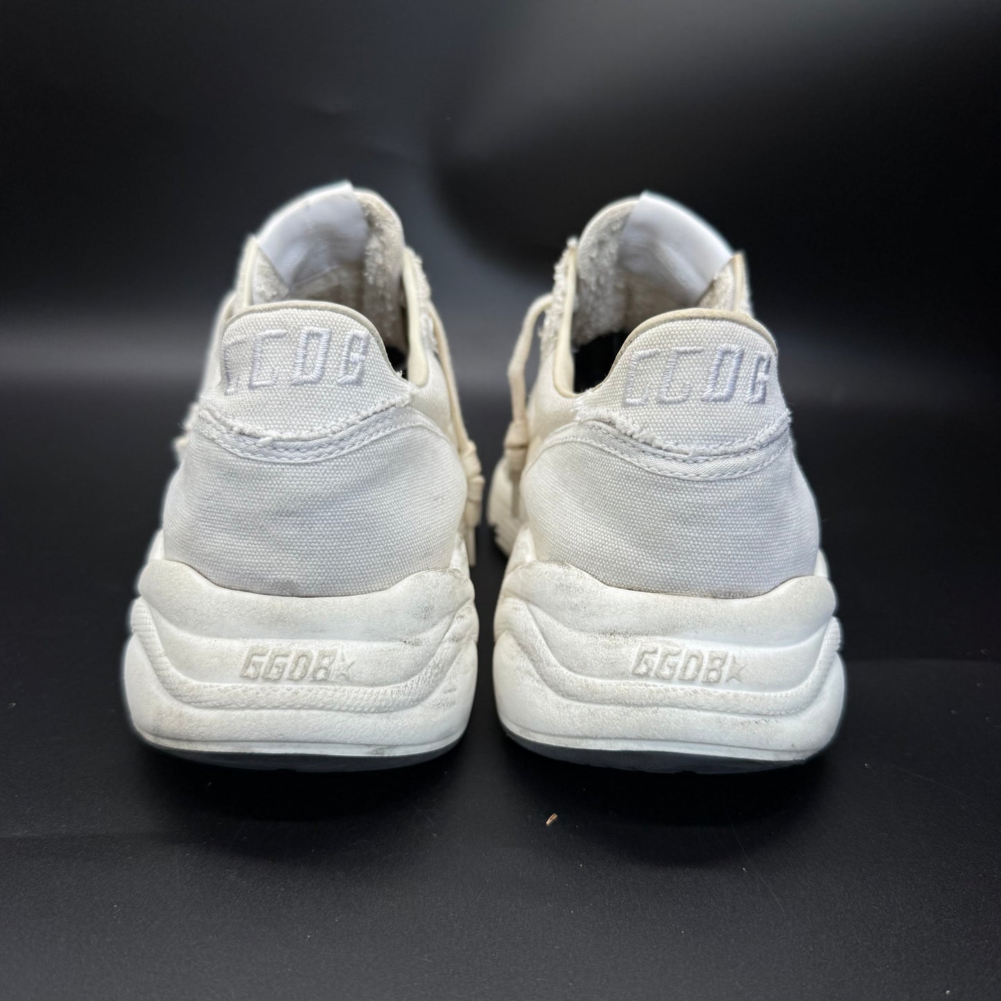 Golden Goose Running - Blanc/Canva ◾️