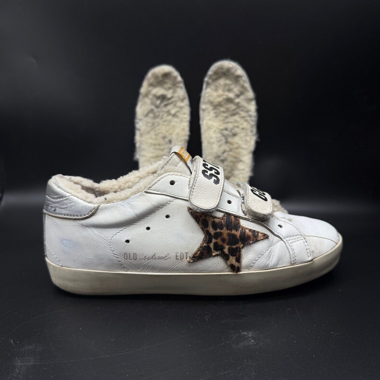 Golden Goose Old School - Leopard Moumoute