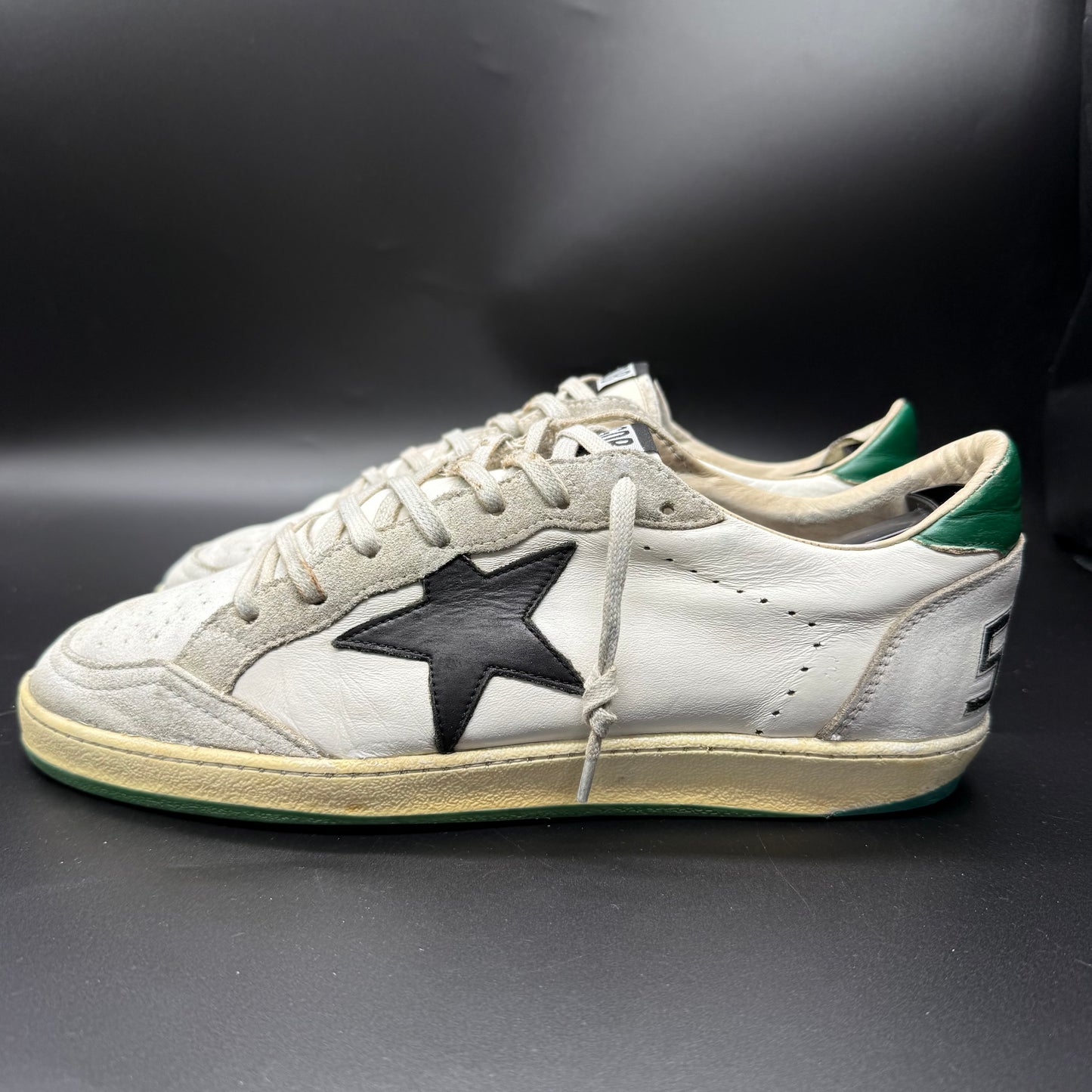 Golden Goose BallStar - Blanc/Vert◾️