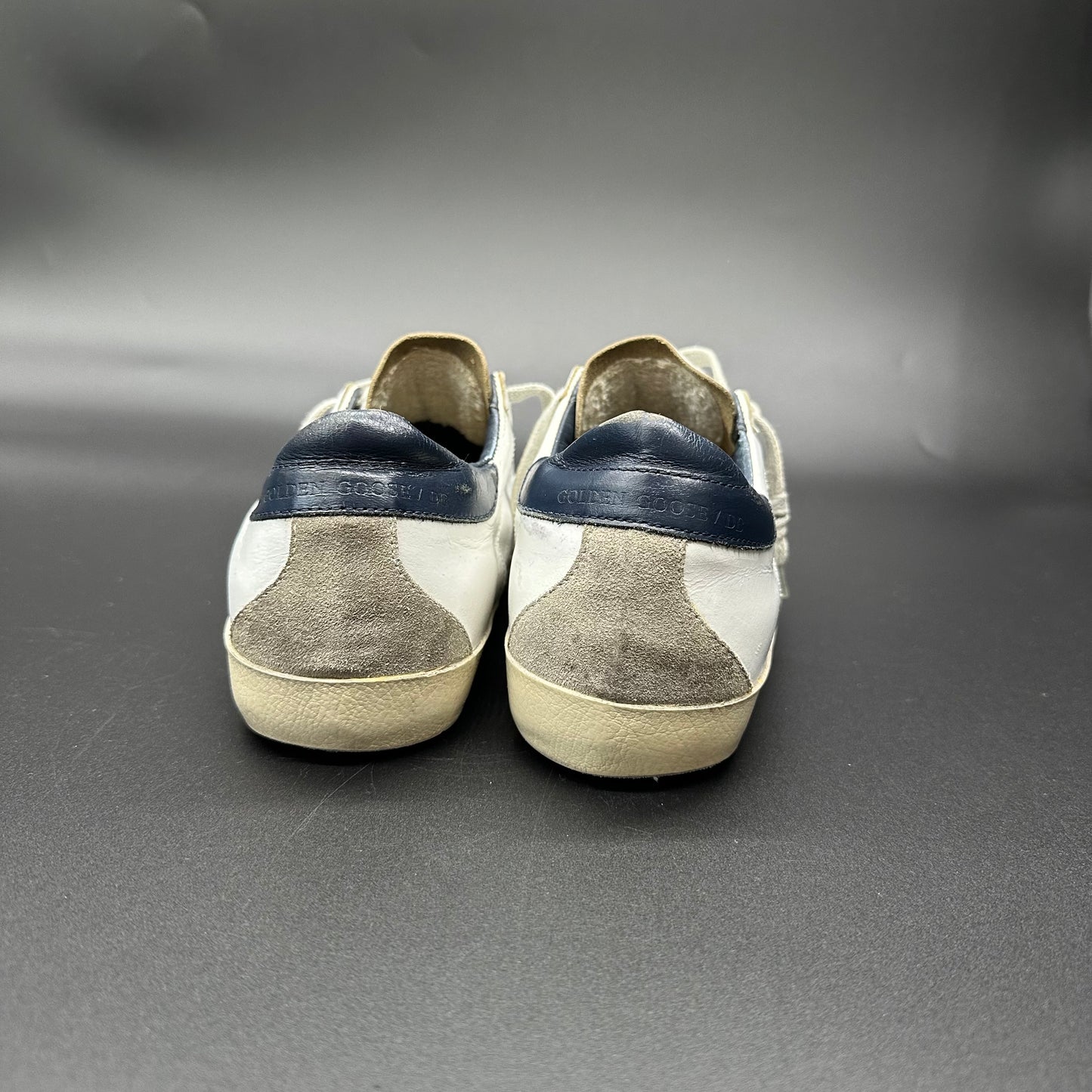 Golden Goose Superstar - Bleu Marine Blanc ▪️