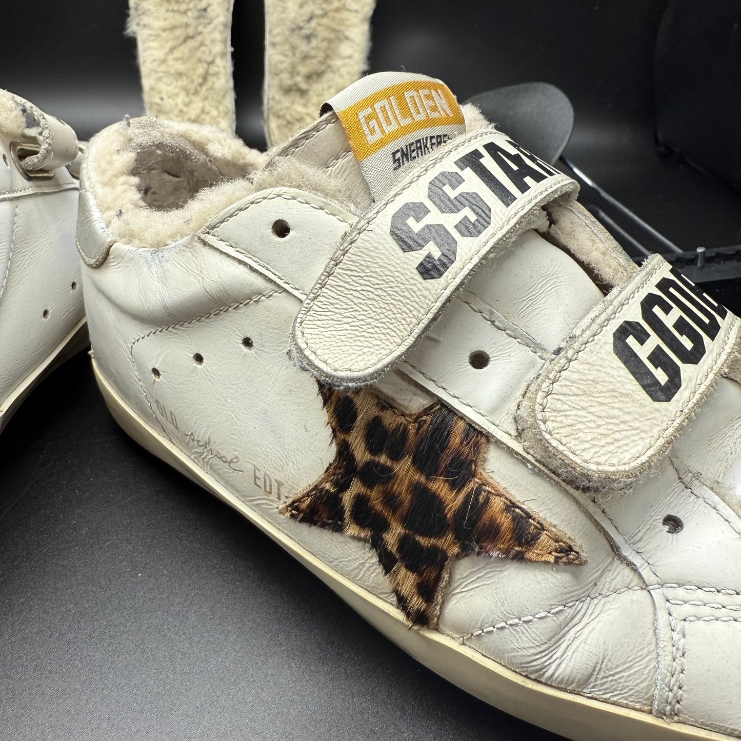 Golden Goose Old School - Leopard Moumoute