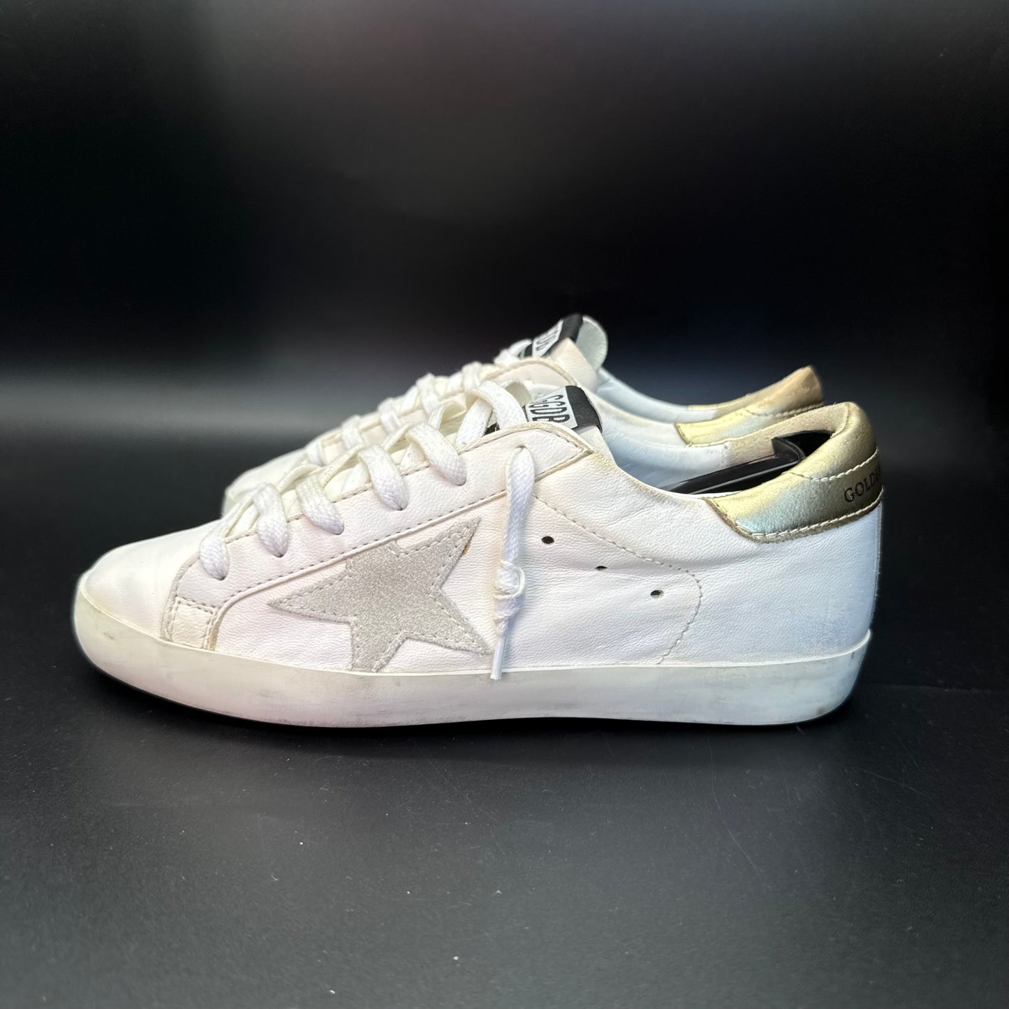 Golden Goose Superstar - Blanc/Gris/Or ◾️
