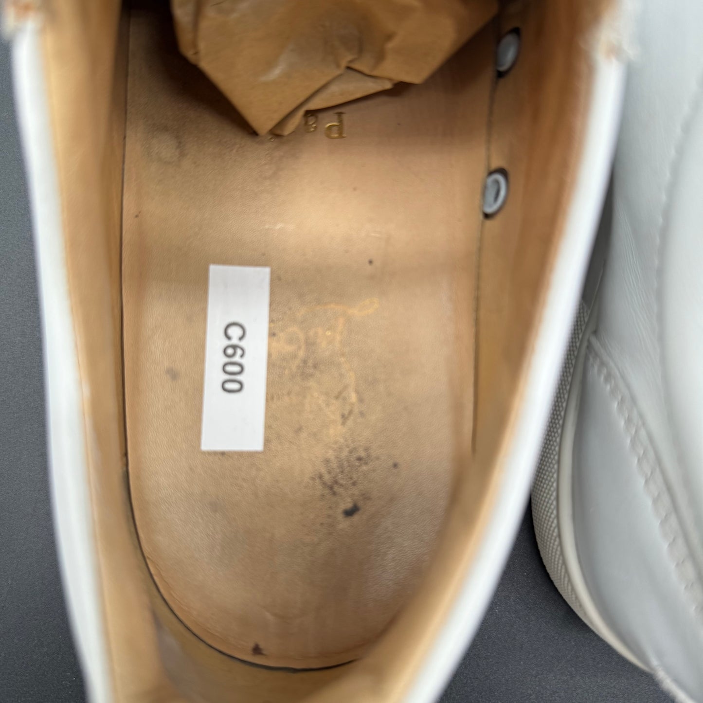 Louboutin Junior Spike - Blanc C600
