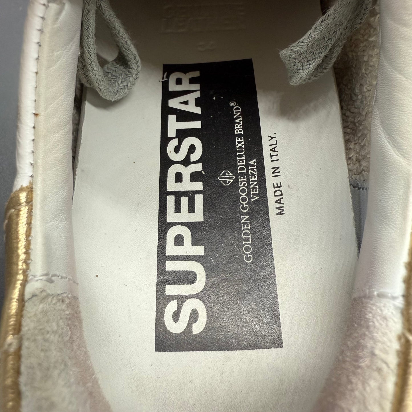 Golden Goose Superstar - Blanc Or