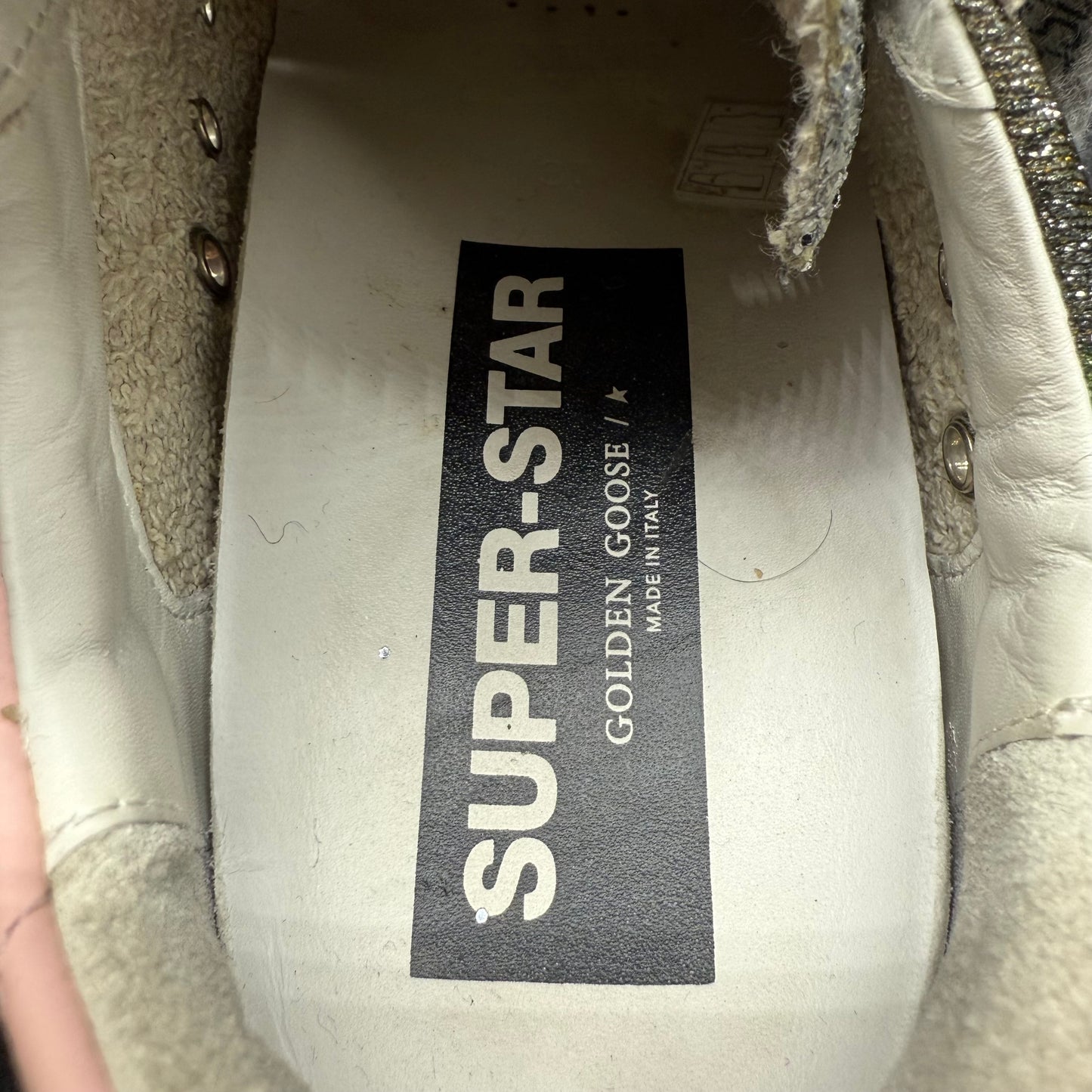 Golden Goose Superstar - Rose Paillette Kaki