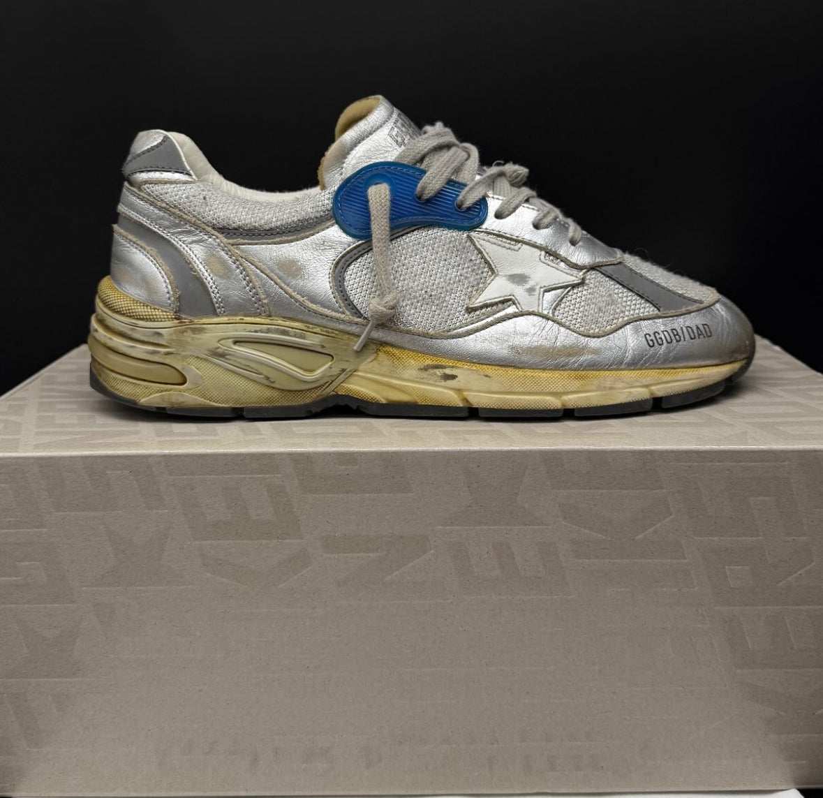 Golden Goose Dad-Star - Argenté Bleu Marine