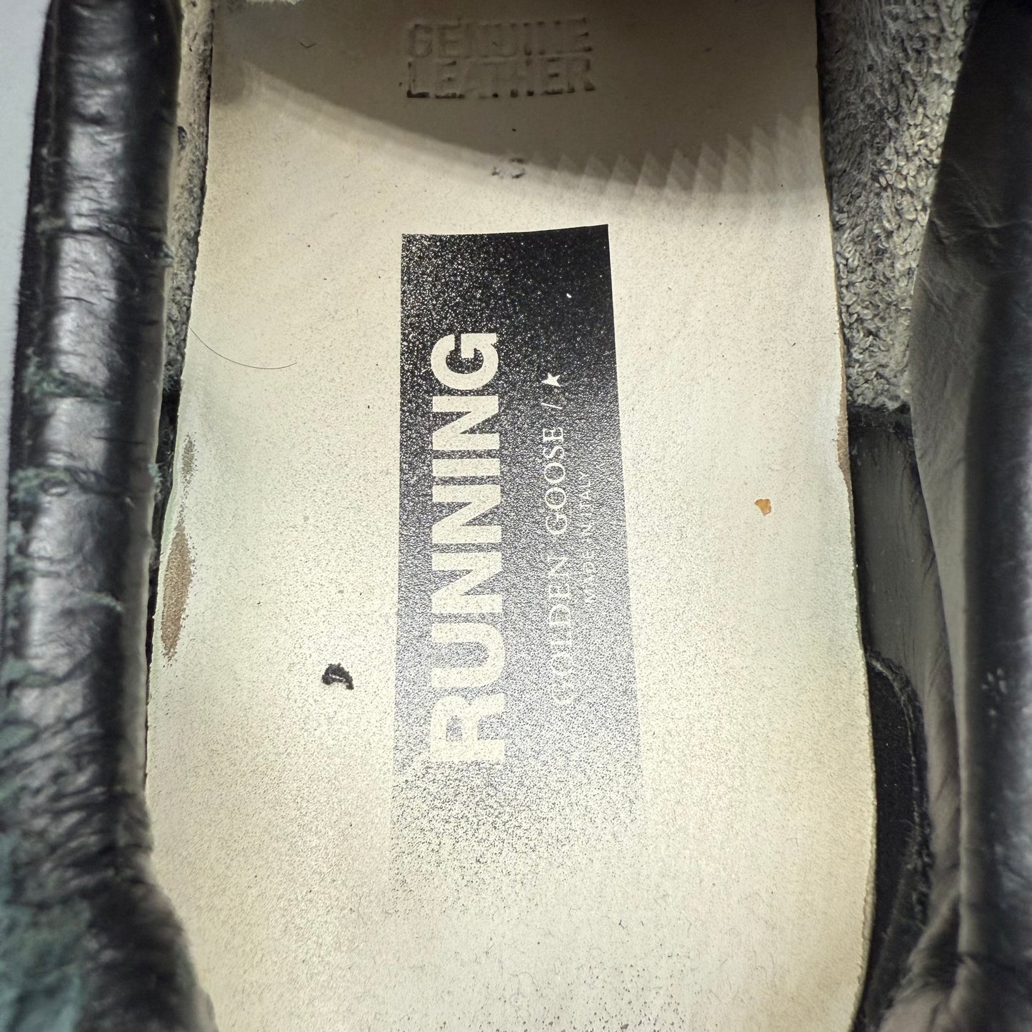 Golden Goose Running - Noir Blanc