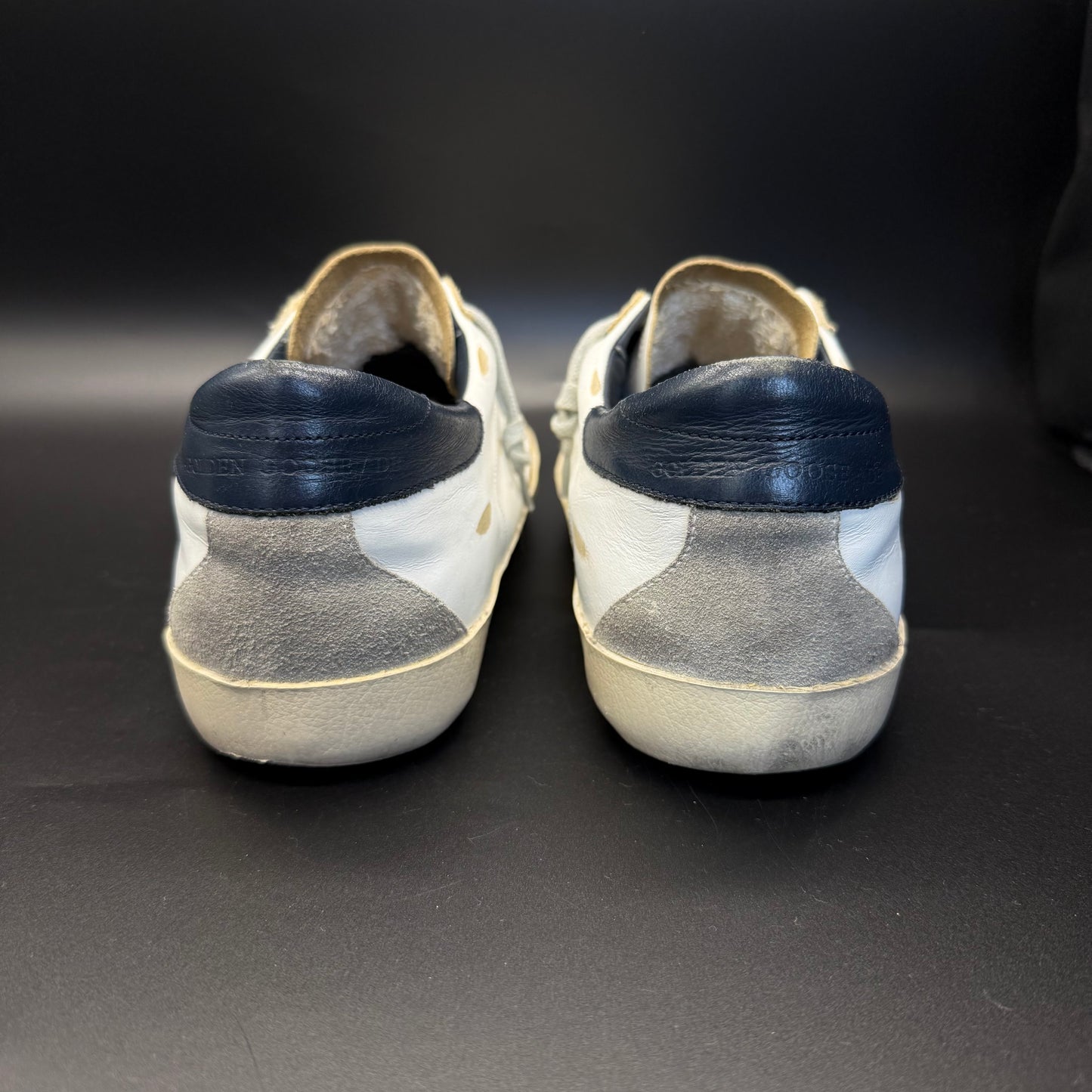 Golden Goose Superstar - Blanc/Bleu marine◼️