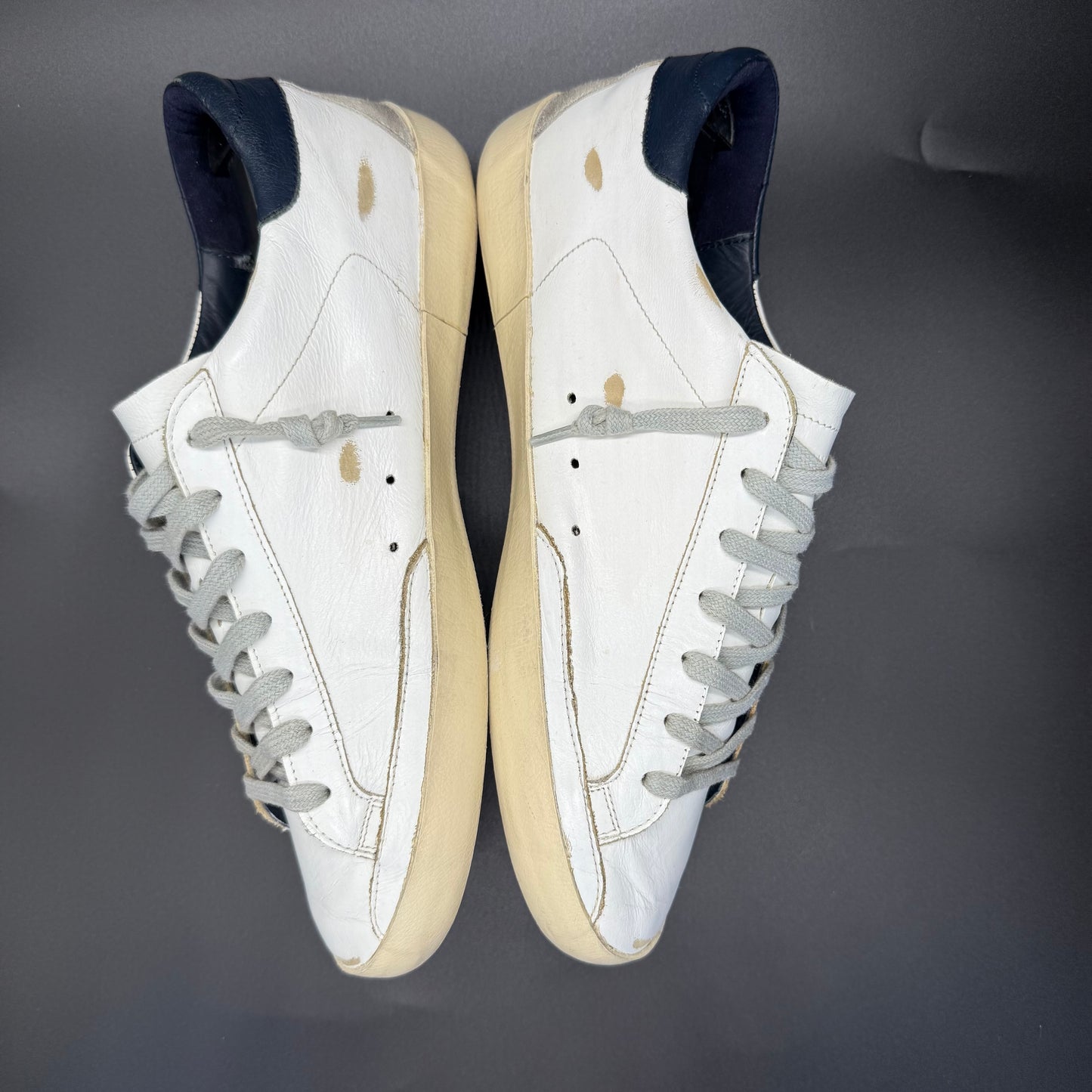 Golden Goose Superstar - Blanc/Bleu marine◼️