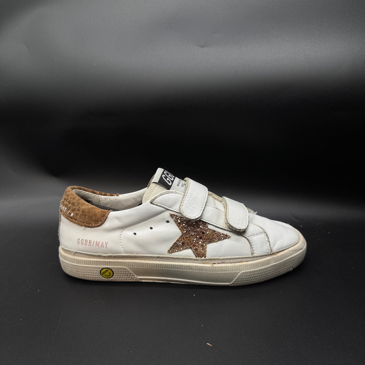 Golden Goose May - Blanc/ Léopard/ Paillettes ▫️
