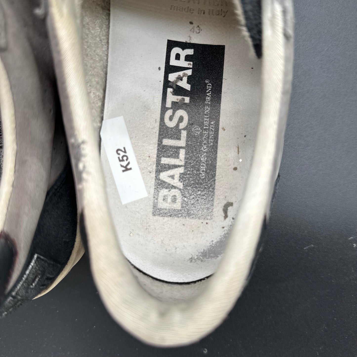 Golden Goose Ballstar - Gris Blanc Noir K52