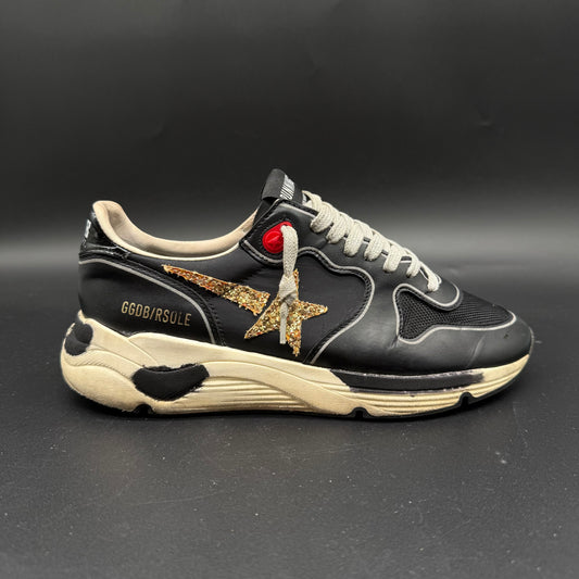 Golden Goose Running - Noir Paillette Or C1326