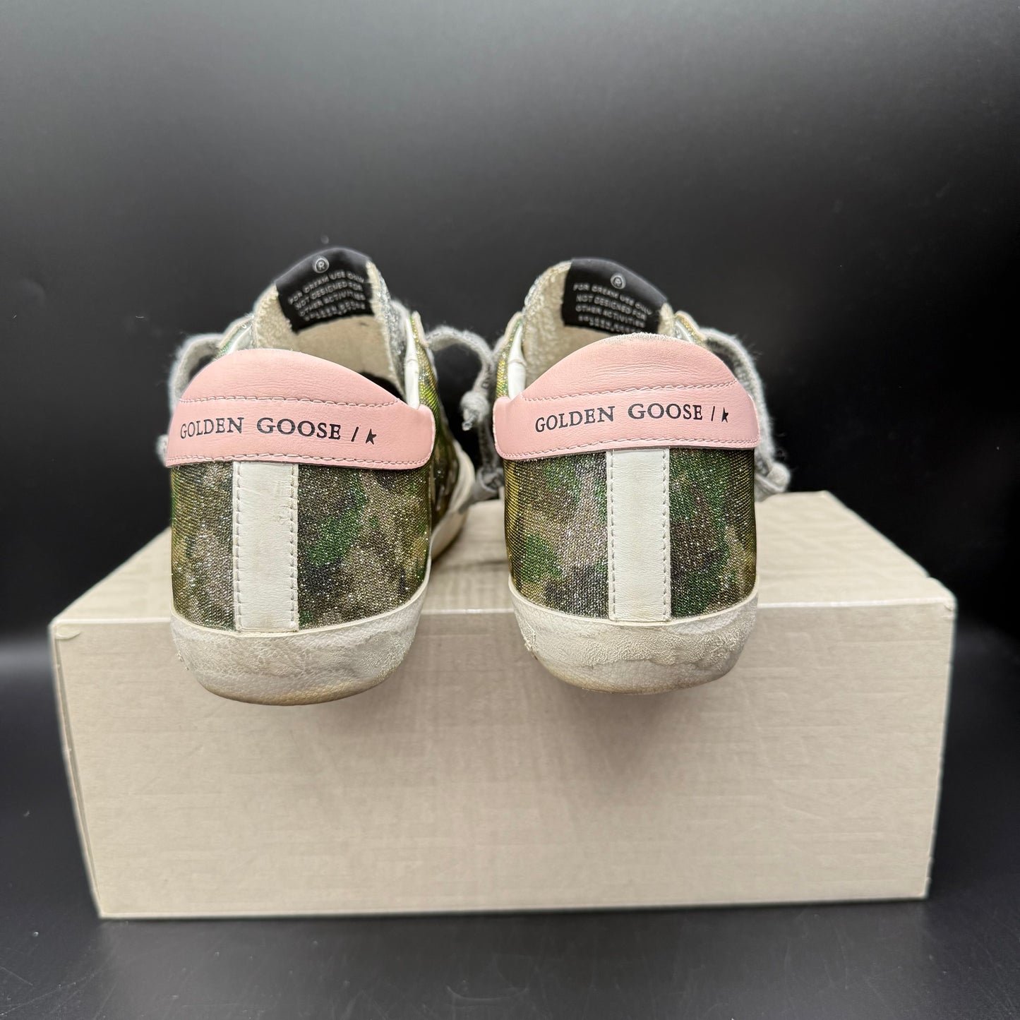 Golden Goose Superstar - Rose Paillette Kaki