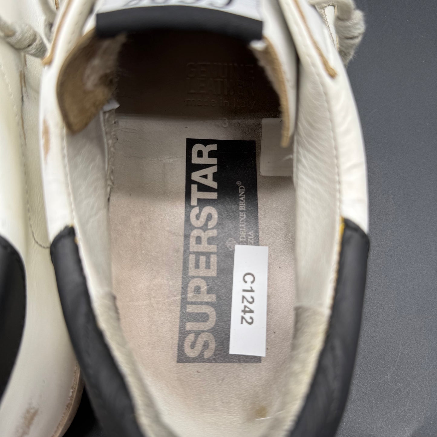 Golden Goose Superstar - Blanc Noir C1242