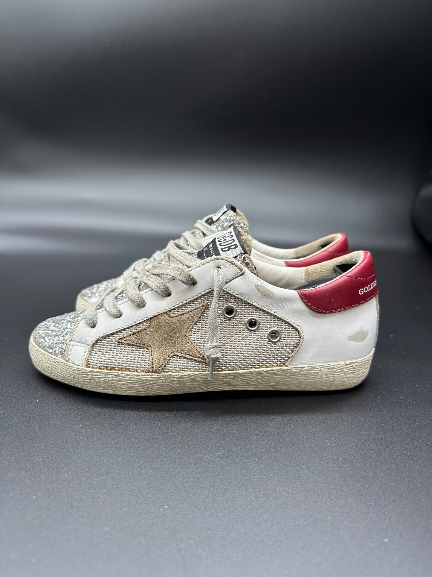 Golden Goose Superstar - Blanc/Paillette ◾️