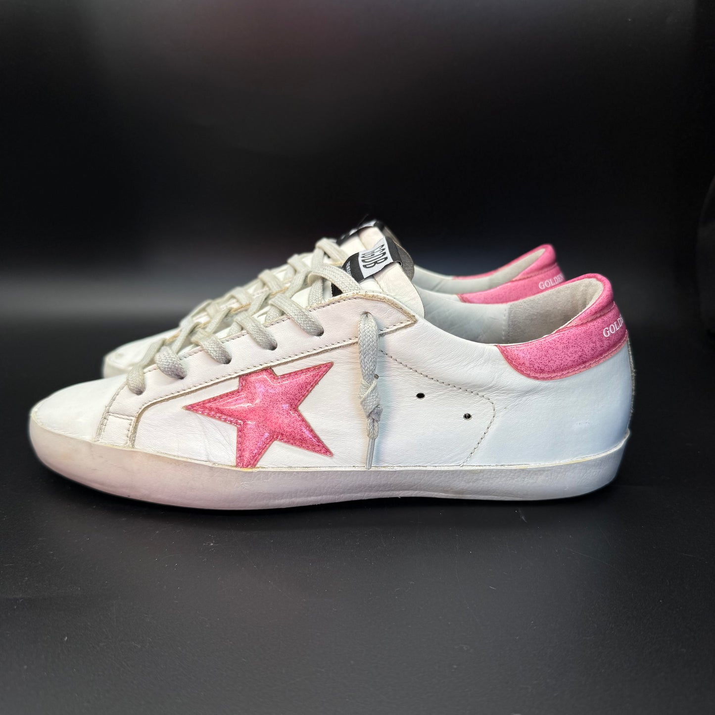 Golden Goose Superstar - Blanc/Rose ◾️